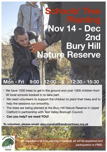 - Tree Planting Bury Hill Ring.